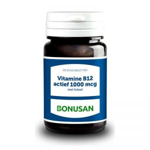 Bonusan B12 Actief 1000mcg Zuigtabletten