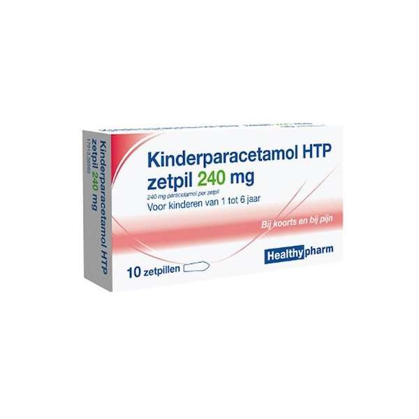 Healthypharm Kinderparacetamol HTP Zetpil 240mg