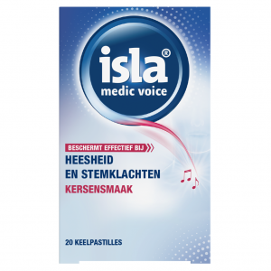 Isla Medic Voice Kersen Keelpastilles