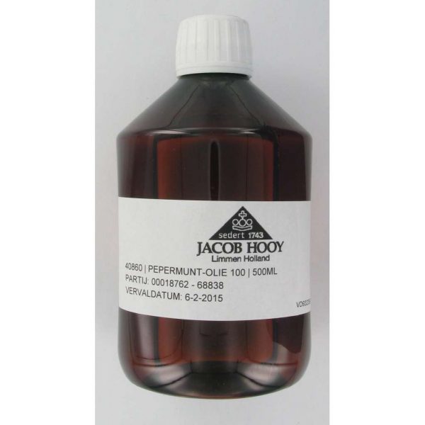 Jacob Hooy Olie Pepermunt 500ml