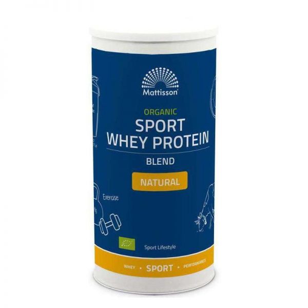 Mattisson Healthstyle Organic Sport Whey Protein Blend Natural