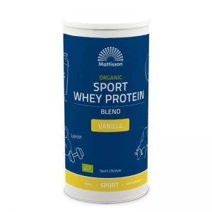 Mattisson Healthstyle Organic Sport Whey Protein Blend Vanille