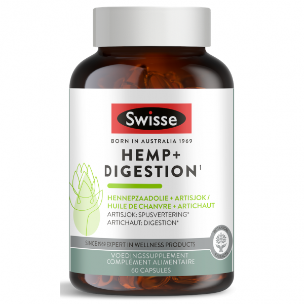 Swisse Hemp+ Digestion Capsules