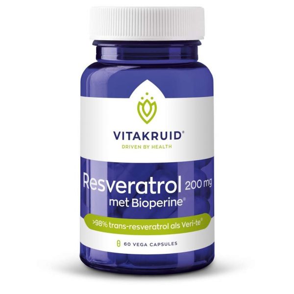 Vitakruid Resveratrol 200mg met Bioperine®