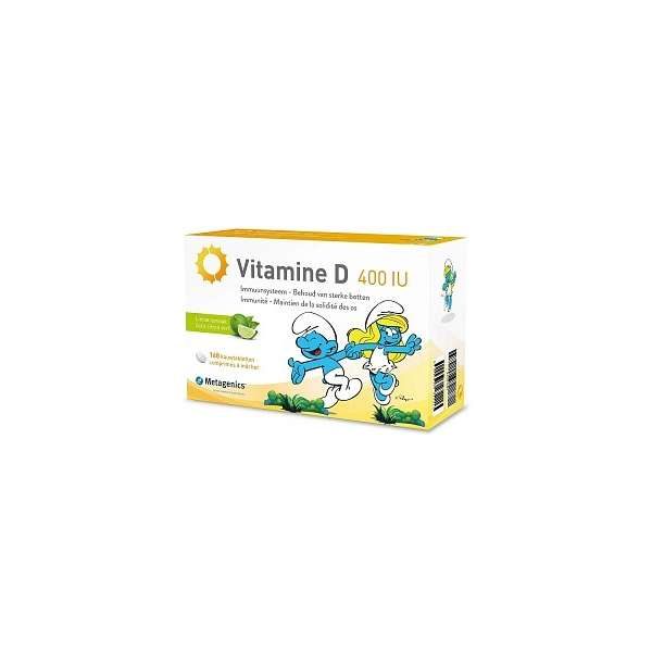 Metagenics Vitamine D 400iu Smurfen Kauwtabletten 168TB