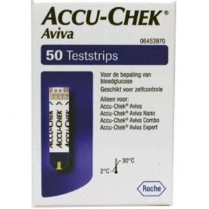 Accu Chek Aviva strip teststrips noncode