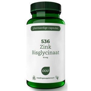 AOV 536 Zink Bisglycinaat 15mg Capsules