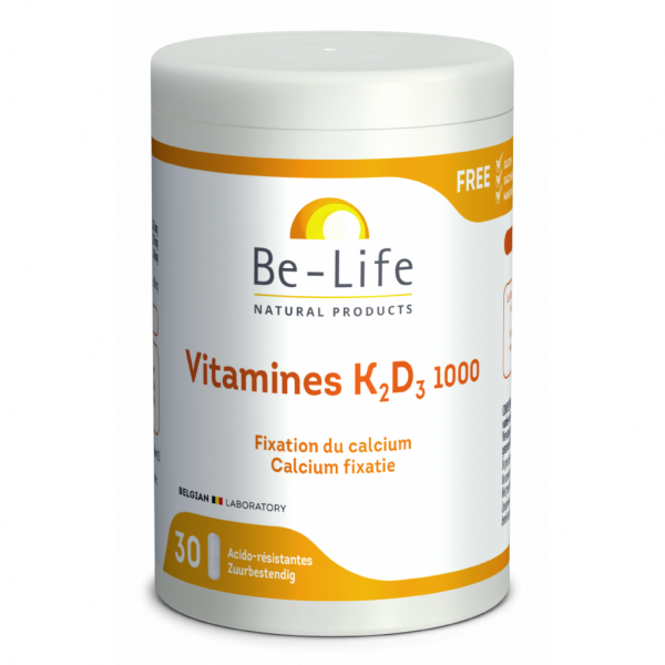 Be-life Vitamines K2 D3 1000 Capsules