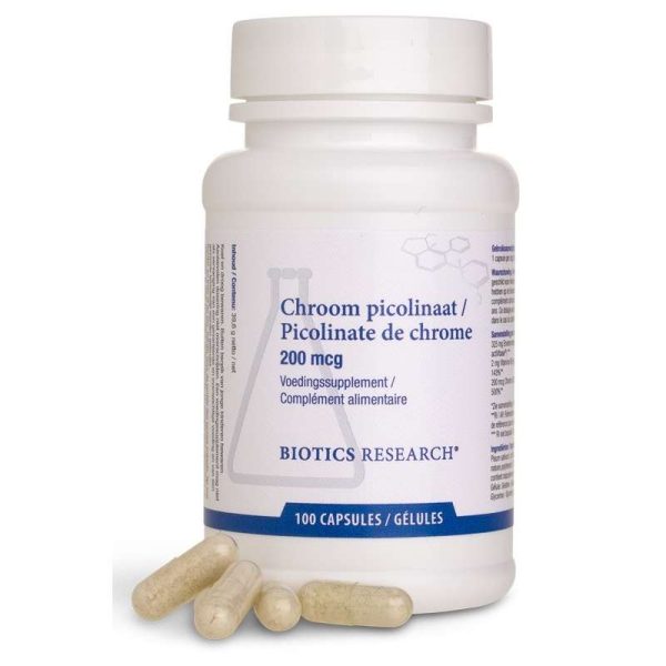 Biotics Chroom Picolinaat 200mcg Capsules