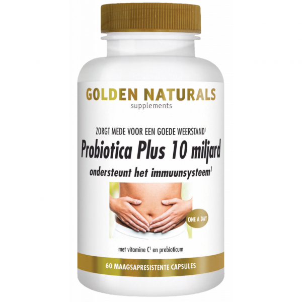 Golden Naturals Probiotica Plus 10 Miljard Capsules