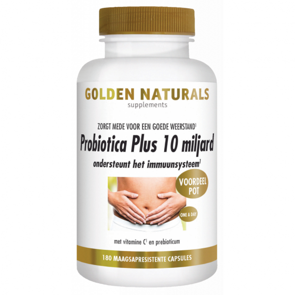 Golden Naturals Probiotica Plus 10 Miljard Capsules