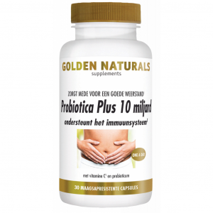 Golden Naturals Probiotica Plus 10 Miljard Capsules