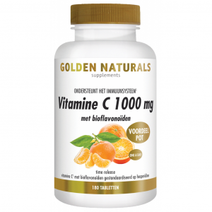 Golden Naturals Vitamine C 1000mg met bioflavonoïden Tabletten