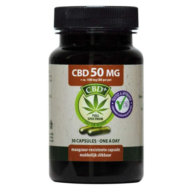 Jacob Hooy CBD 50mg Capsules