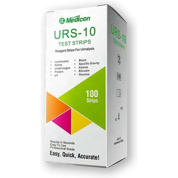 Medicon 10 Urine Test - 100 Urinetest Strips