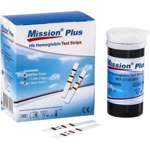 Mission Plus Hb Hemoglobine Teststrips (x50)