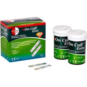 On Call Extra Glucose Teststrips (x50)