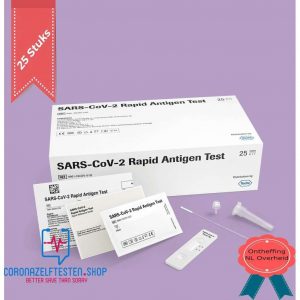 Roche Corona Rapid Antigen Test Kit 25 Stuks. Diepe sneltest. Voor de Professional. Hoge Betrouwbaarheid