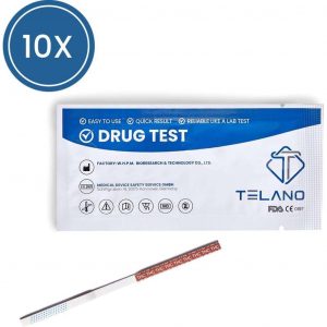 Telano - Drugstest Cannabis THC (Wiet Marihuana) - 10 stuks - Drugtest Urine