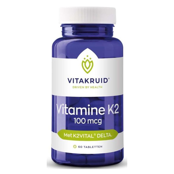 Vitakruid Vitamine K2 100 mcg Tabletten