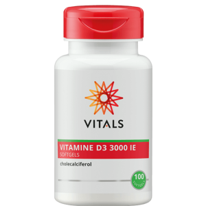 Vitals Vitamine D3 3000ie Softgels