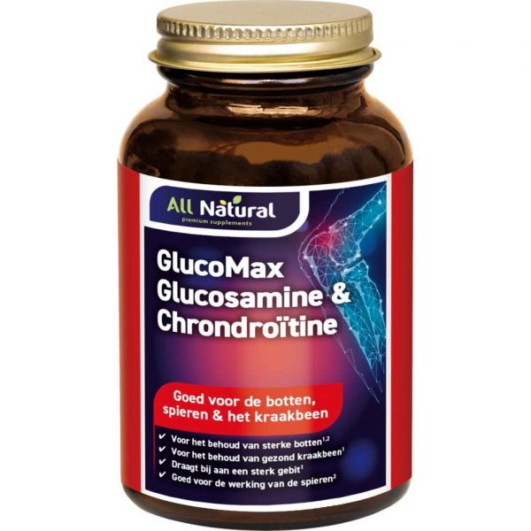 All Natural GlucoMax Glucosamine & Chondroitine Tabletten