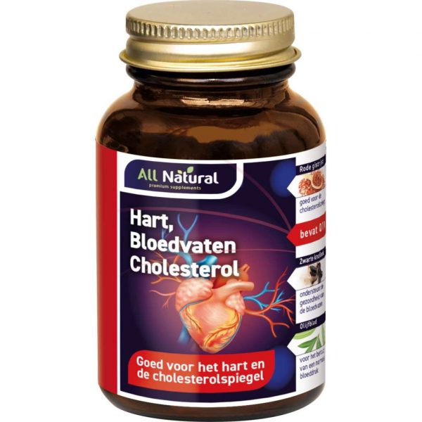 All Natural Hart, Bloedvaten Cholesterol Capsules