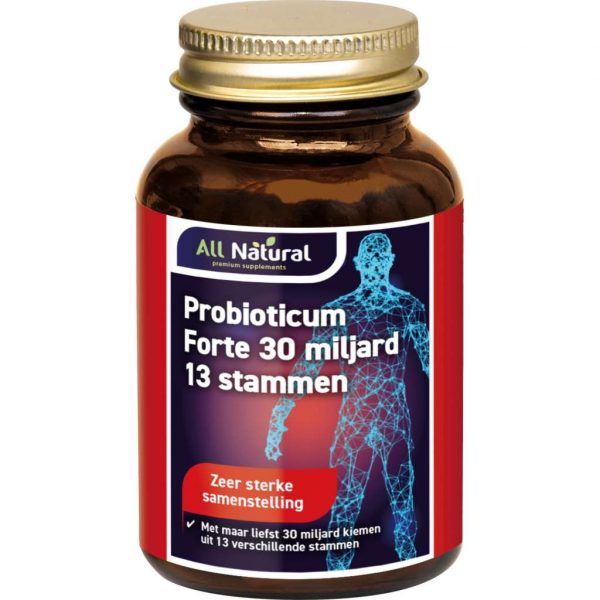 All Natural Probioticum Forte 30 miljard 13 stammen Capsules