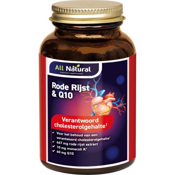 All Natural Rode Rijst & Q10 Capsules