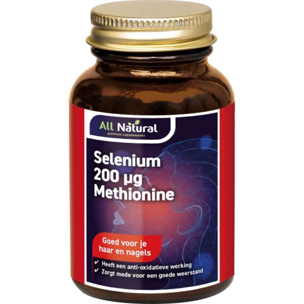 All Natural Selenium 200 mcg Methionine Tabletten