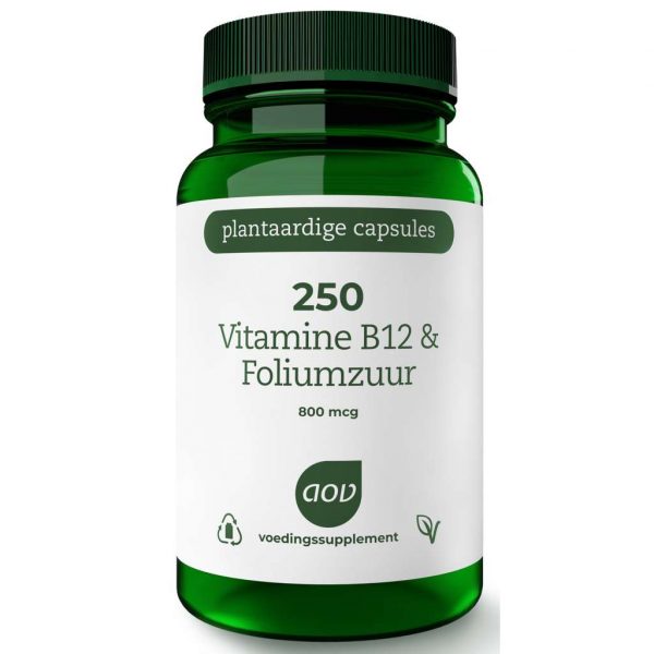 AOV 250 Vitamine B12 & Foliumzuur Vegacaps