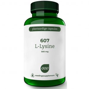 AOV 607 L- Lysine HCl 500mg Vegacaps