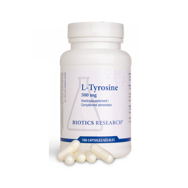 Biotics L-Tyrosine 500mg Capsules