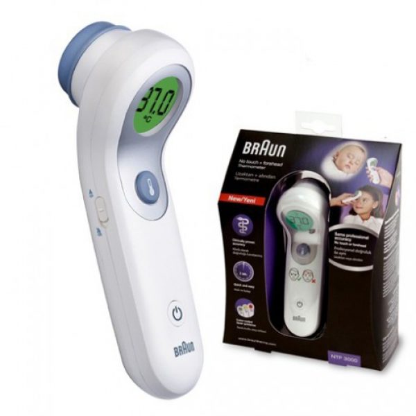 Braun Ntf 3000WE No Touch Voorhoofdthermometer