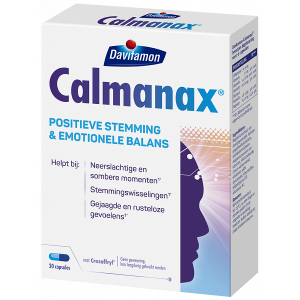 Calmanax Positieve Stemming & Emotioneel Balans Capsules