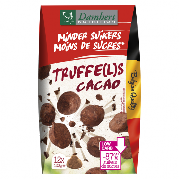 Damhert Minder Suikers Truffels Cacao