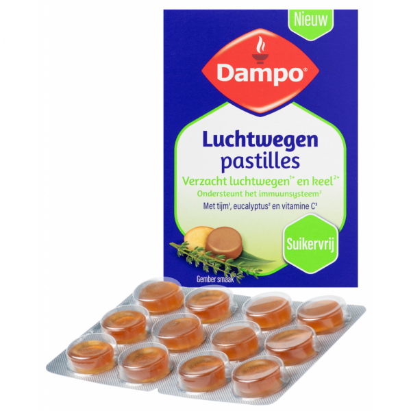 Dampo Luchtwegen Pastilles Gembersmaak