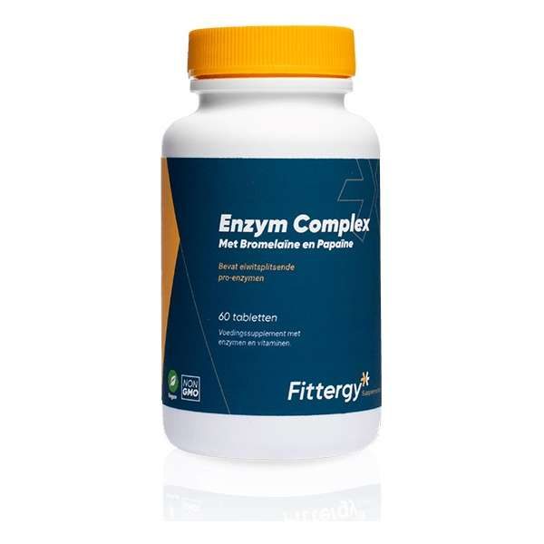 Fittergy Enzym Complex met Bromelaïne en Papaïne Tabletten