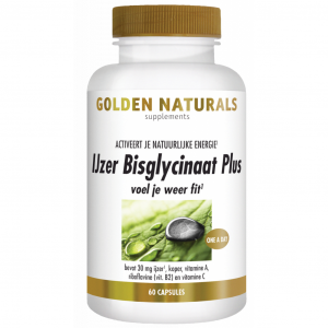 Golden Naturals Ijzer Bisglycinaat Plus Capsules