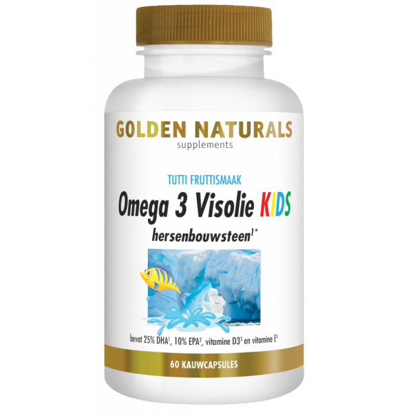 Golden Naturals Visolie KIDS Kauwcapsules