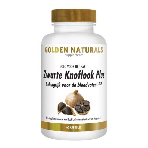 Golden Naturals Zwarte Knoflook Plus Capsules