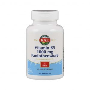 Kal Vitamine B5 1000mg Pantotheenzuur Tabletten