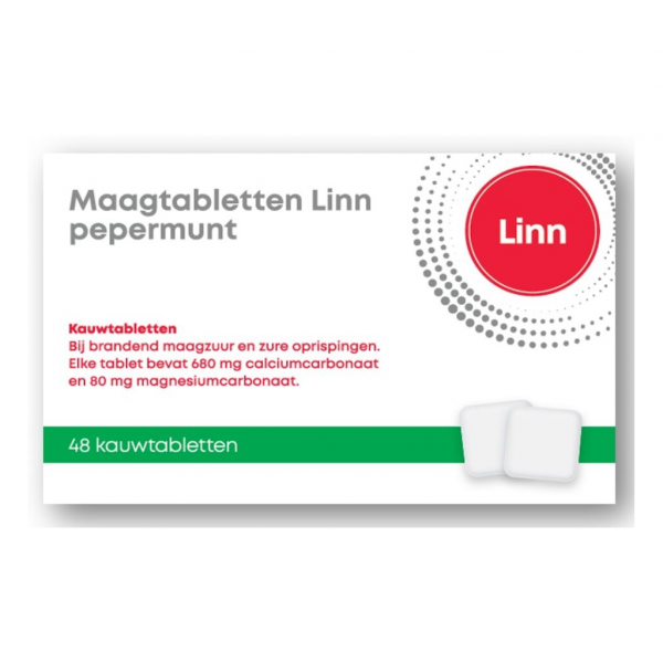 Linn Maagtabletten Pepermunt