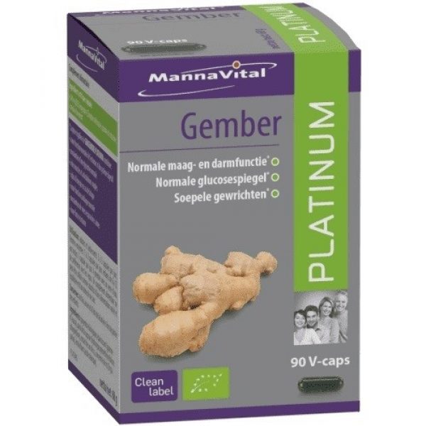 Mannavital Gember Platinum Capsules