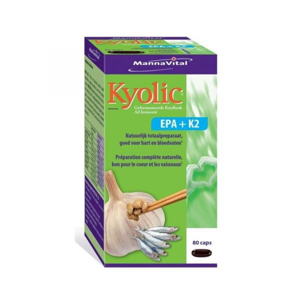 MannaVital Kyolic EPA + K2 Capsules