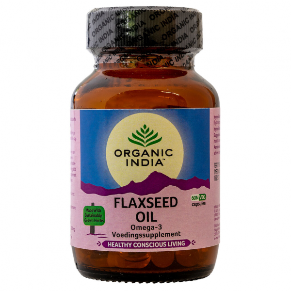 Organic India Flaxseed Oil Vegicaps