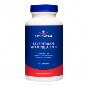 Orthovitaal Levertraan Vitamine A en D Softgels