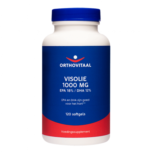 Orthovitaal Visolie 1000mg EPA 18% / DHA 12% Softgels