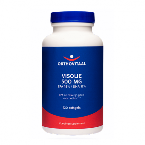 Orthovitaal Visolie 500 mg EPA 18%/DHA 12% Softgels