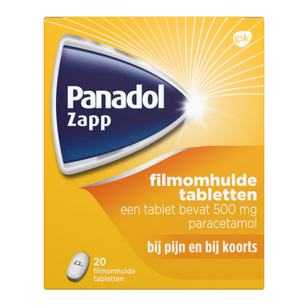 Panadol Zapp 500 mg Filmomhulde Tabletten